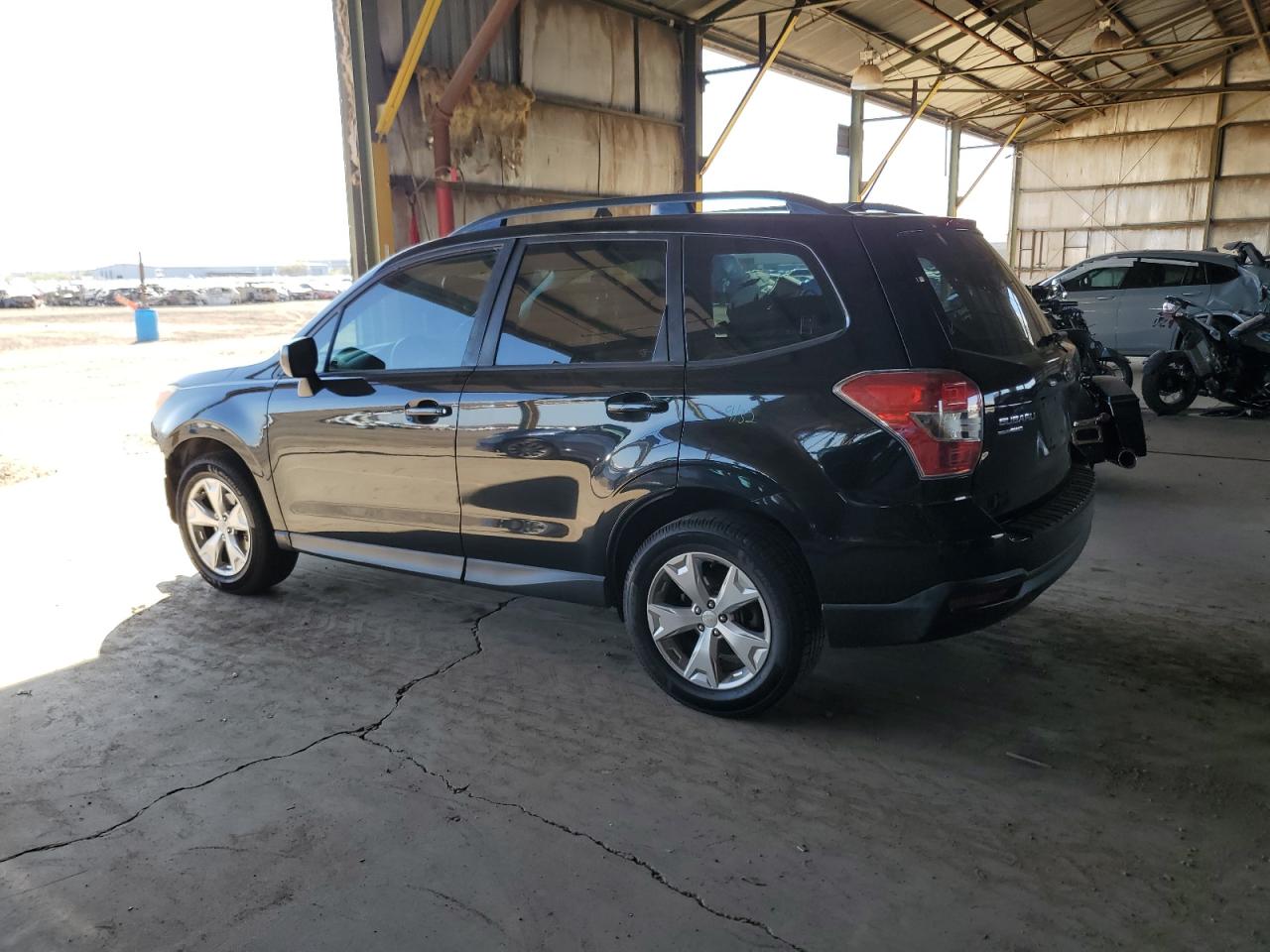 2015 Subaru Forester VIN JF2SJABC2FH458251 Copart auction photo, front end / minor dent/scratches damage thumbnail 2