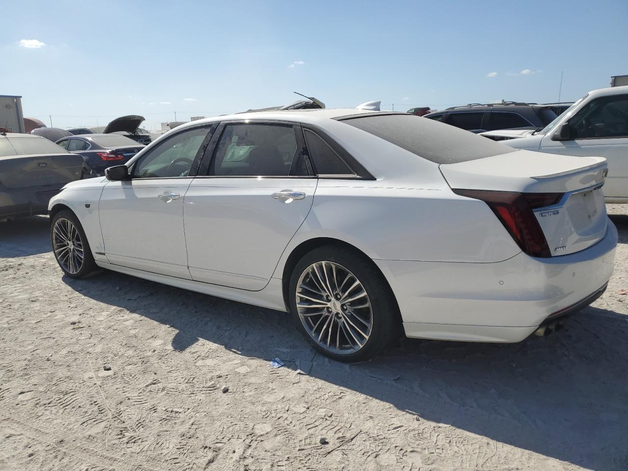2019 Cadillac CT6 VIN 1G6KP5R63KU143922 Copart auction photo, front end / side damage thumbnail 2