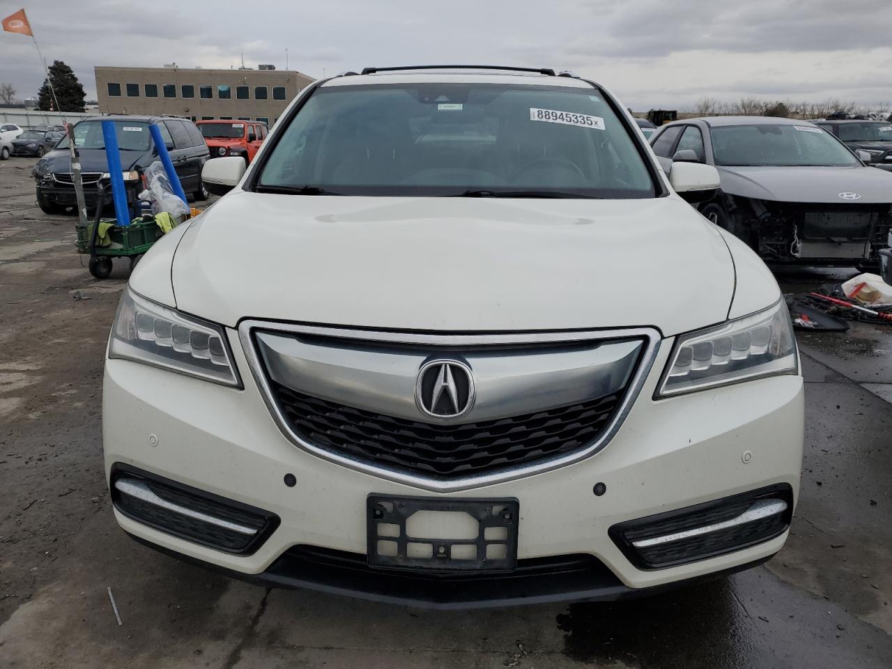 2016 Acura MDX VIN 5FRYD4H98GB052097 Copart auction photo, rear end damage thumbnail 5