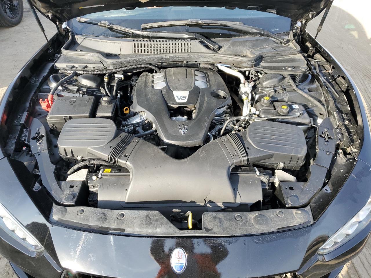 2016 Maserati Ghibli VIN ZAM57XSA1G1176278 Copart auction photo, front end damage thumbnail 11