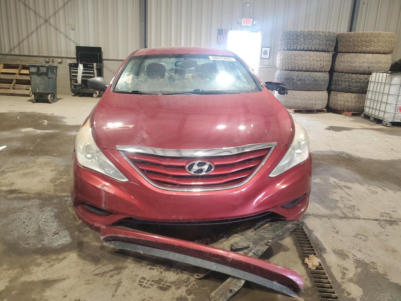 2012 Hyundai Sonata VIN 5NPEB4ACXCH322684 Copart auction photo, front end damage thumbnail 5