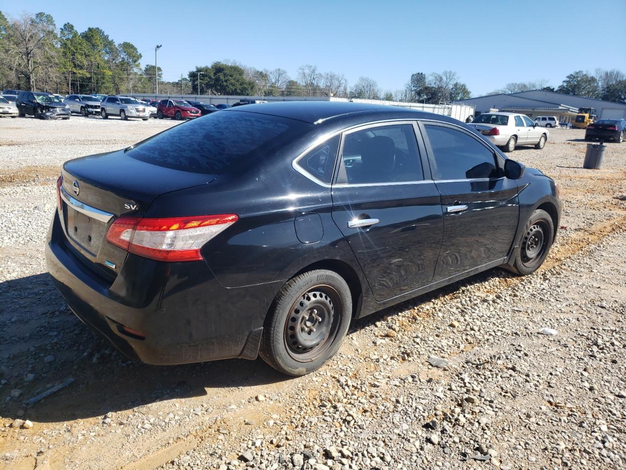 2013 Nissan Sentra VIN 3N1AB7AP7DL709118 Copart auction photo, side / front end damage thumbnail 3