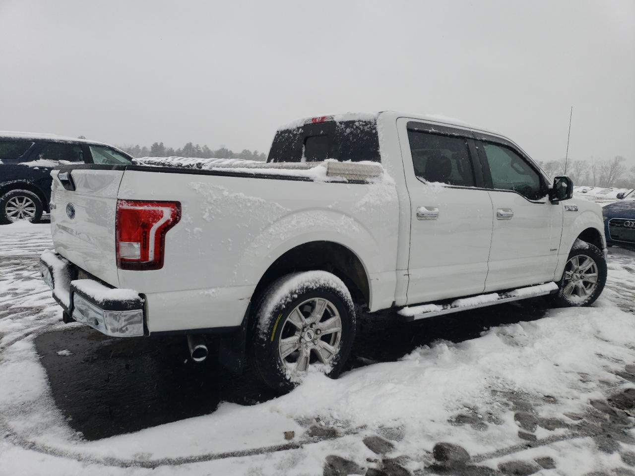 2015 Ford F-150 VIN 1FTEW1CG1FFD02955 Copart auction photo, front end / side damage thumbnail 3