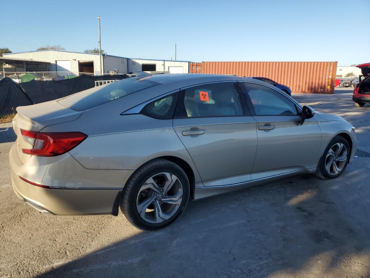 2020 Honda Accord VIN 1HGCV1F51LA079198 Copart auction photo, side damage thumbnail 3