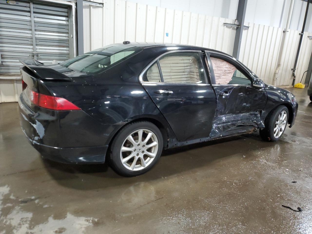 2007 Acura TSX VIN JH4CL96907C011831 Copart auction photo, side / front end damage thumbnail 3