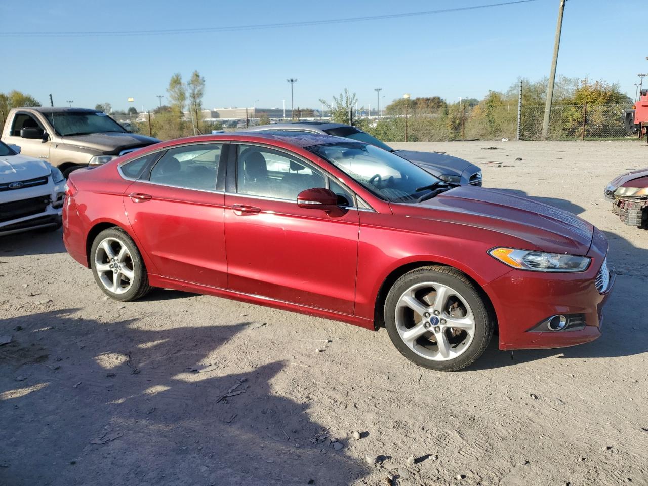 2014 Ford Fusion VIN 3FA6P0HDXER192196 Copart auction photo, side / minor dent/scratches damage thumbnail 4