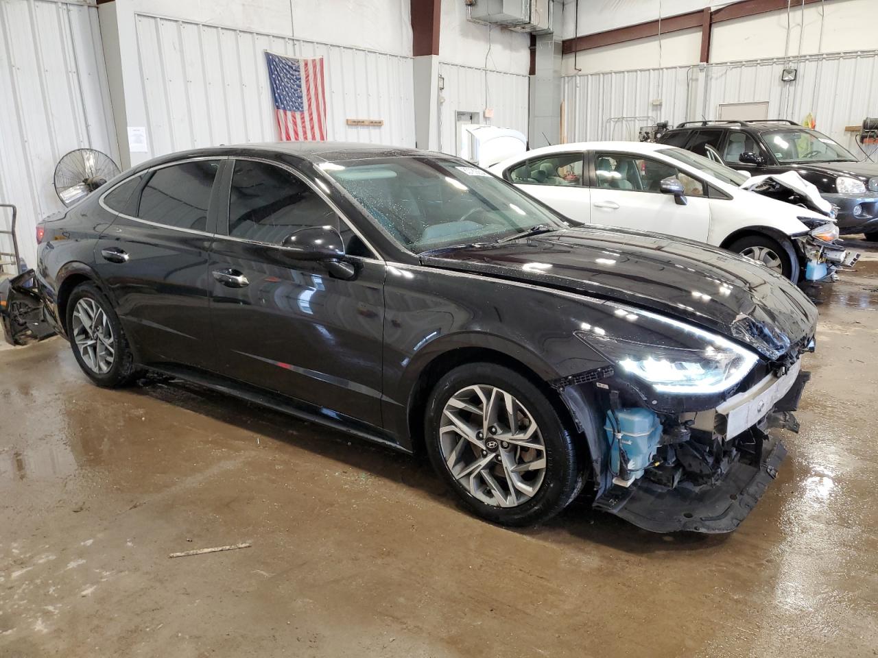 2023 Hyundai Sonata VIN KMHL14JA6PA256149 Copart auction photo, front end damage thumbnail 4