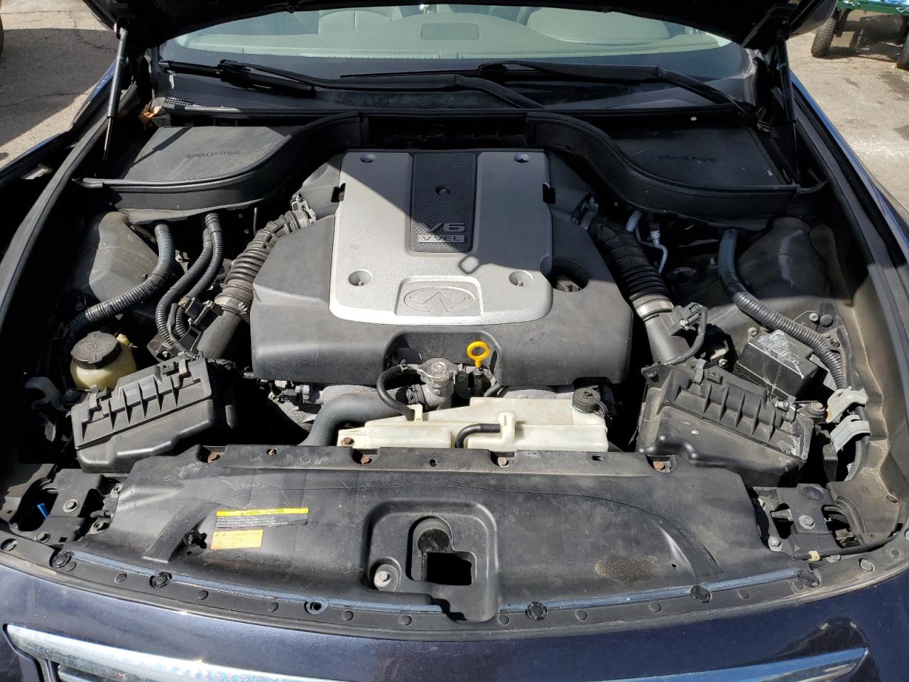 2012 Infiniti G VIN JN1CV6AR9CM672511 Copart auction photo, front end damage thumbnail 13
