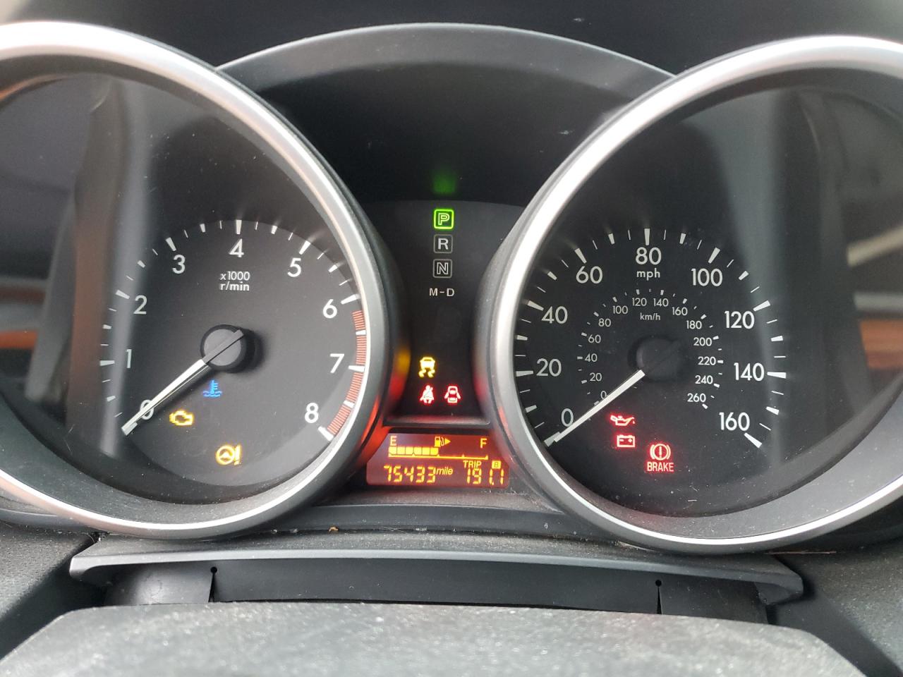 2012 Mazda 5 VIN JM1CW2BLXC0125316 Copart auction photo, front end / mechanical damage thumbnail 9
