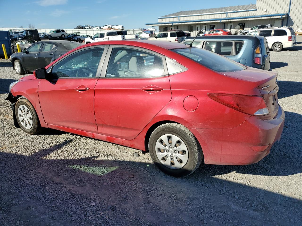 2017 Hyundai Accent VIN KMHCT4AE5HU241042 Copart auction photo, front end / minor dent/scratches damage thumbnail 2