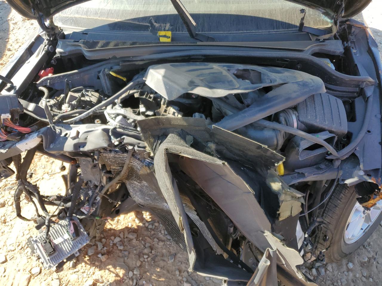 2019 Jeep Grand Cherokee VIN 1C4RJFAG6KC736512 Copart auction photo, front end / side damage thumbnail 12