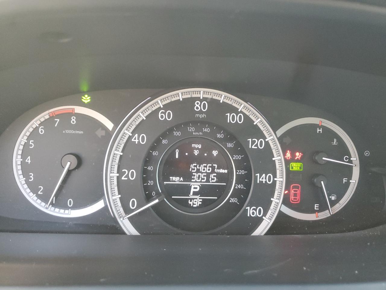 2015 Honda Accord VIN 1HGCR2F74FA108970 Copart auction photo, front end damage thumbnail 9
