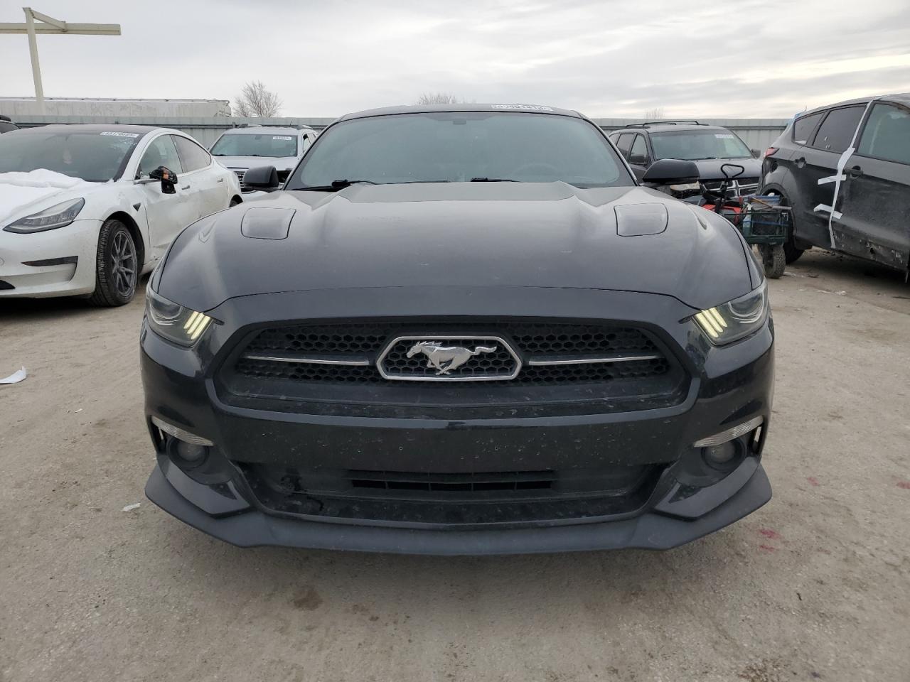 2015 Ford Mustang VIN 1FA6P8CFXF5362293 Copart auction photo, side damage thumbnail 5