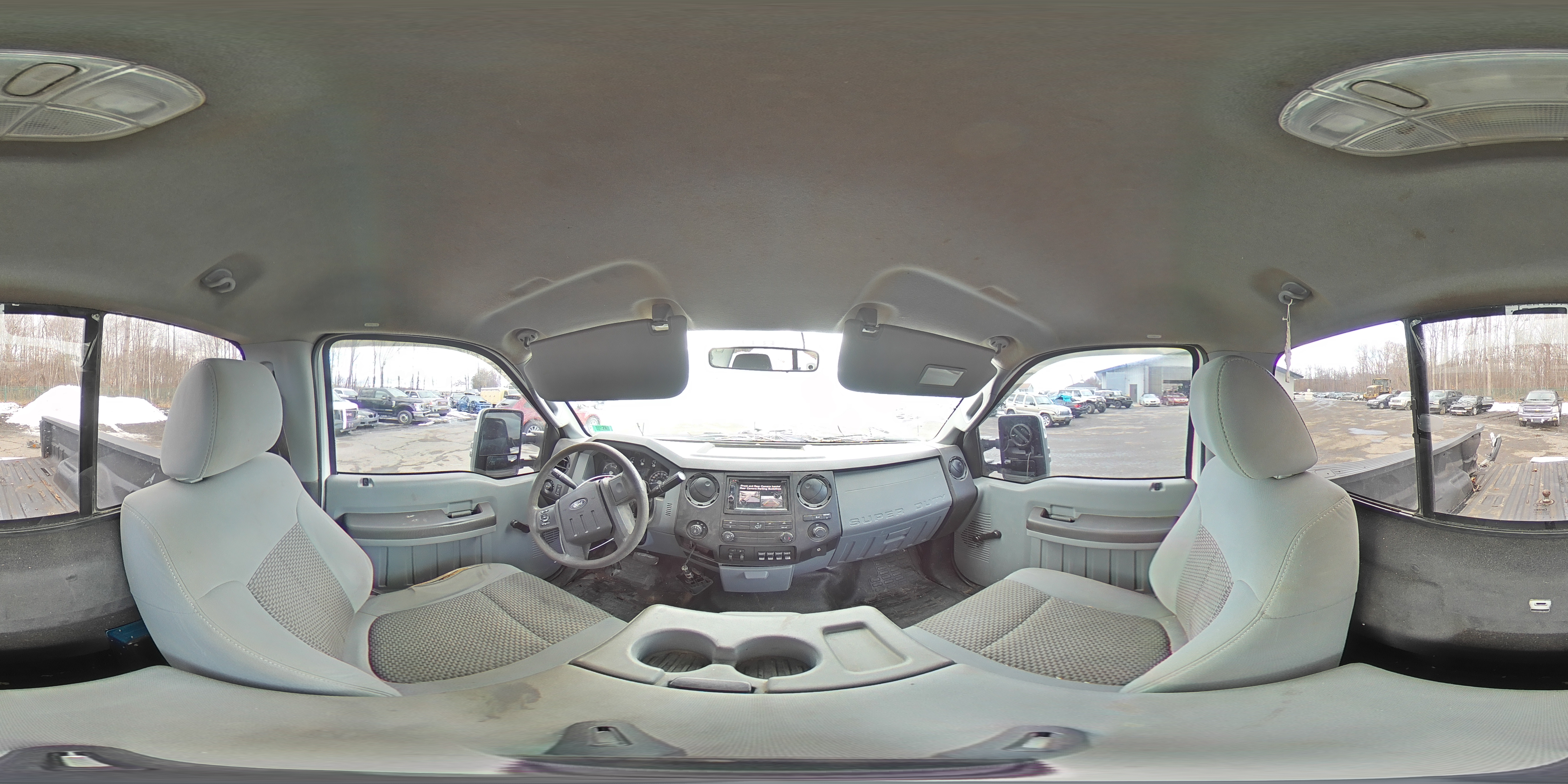 2011 Ford F250 VIN 1FTBF2BT1BEA74852 Copart auction photo, front end / rear end damage thumbnail 13