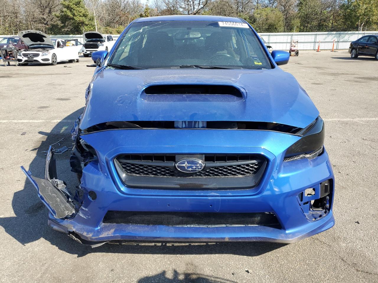 2016 Subaru WRX VIN JF1VA1E67G9820139 Copart auction photo, front end / minor dent/scratches damage thumbnail 5