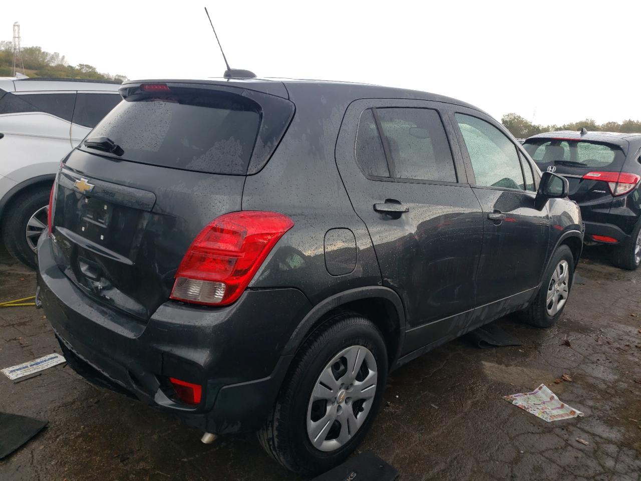 2019 Chevrolet Trax VIN 3GNCJKSB8KL184962 Copart auction photo, front end damage thumbnail 3
