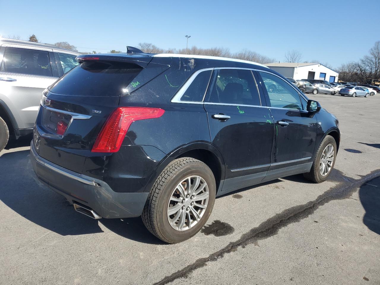 2017 Cadillac XT5 VIN 1GYKNBRS7HZ292662 Copart auction photo, top/roof damage thumbnail 3