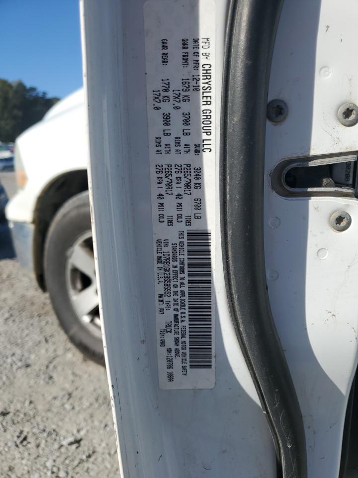 2011 Dodge RAM VIN 1D7RB1GK2BS585952 Copart auction photo, rear end damage thumbnail 13