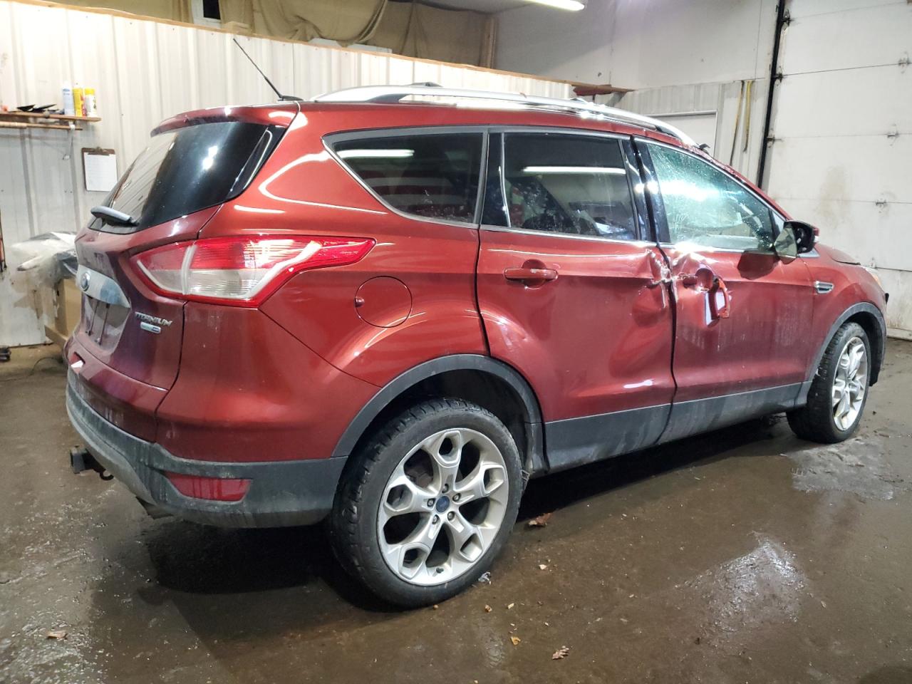 2016 Ford Escape VIN 1FMCU9J97GUA24992 Copart auction photo, rollover damage thumbnail 3