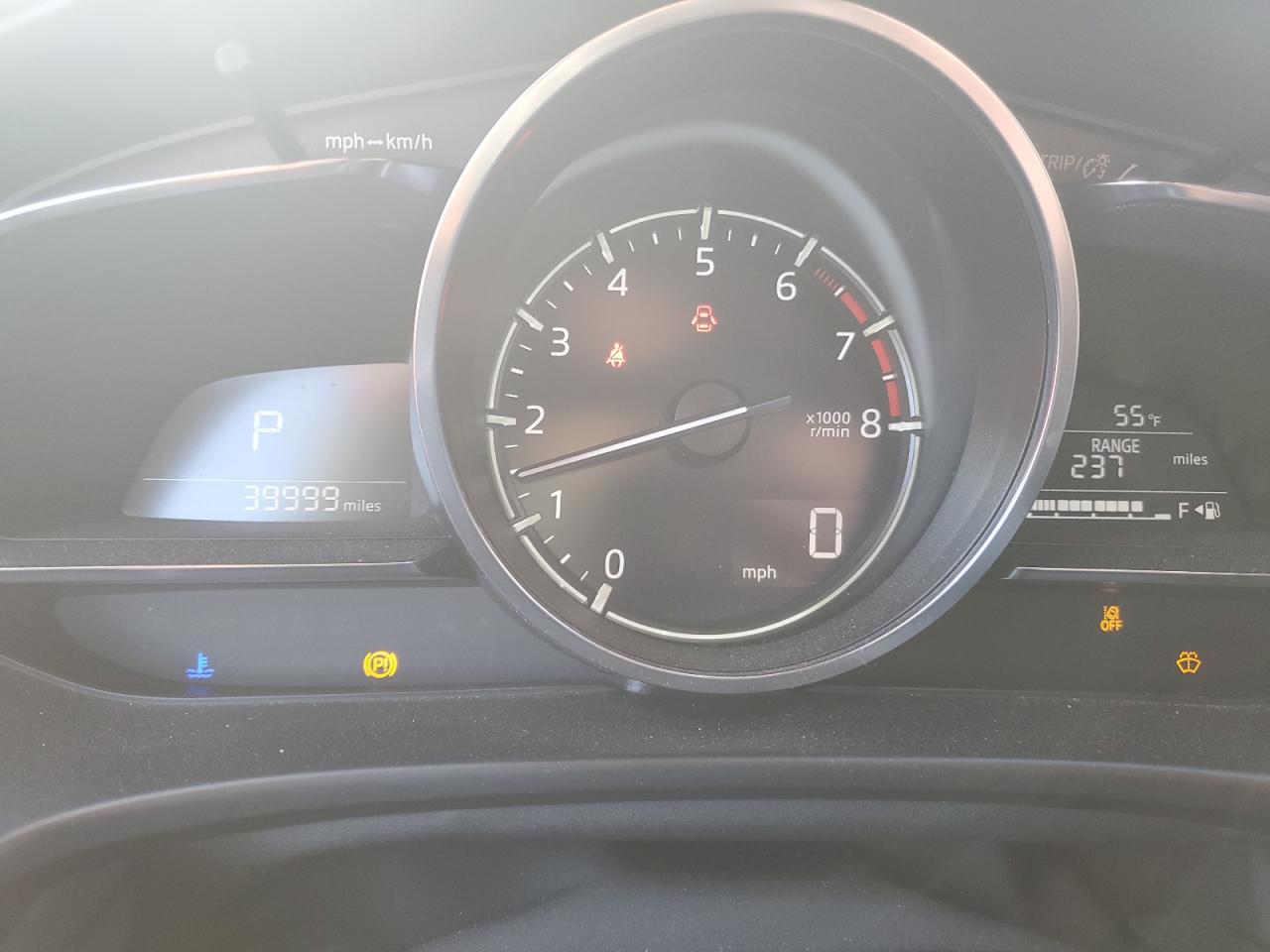 2018 Mazda 3 VIN 3MZBN1W35JM206251 Copart auction photo, top/roof damage thumbnail 9