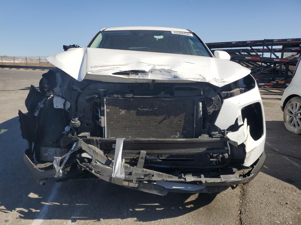 2020 Hyundai Palisade VIN KM8R14HE8LU095122 Copart auction photo, front end damage thumbnail 5