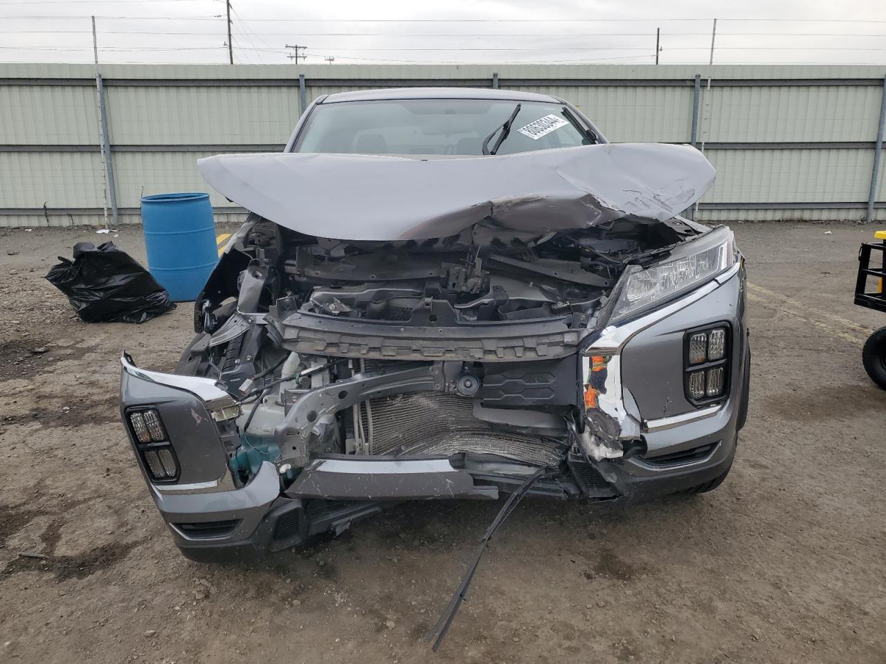 2020 Mitsubishi Outlander VIN JA4AR3AU7LU013736 Copart auction photo, front end / top/roof damage thumbnail 5