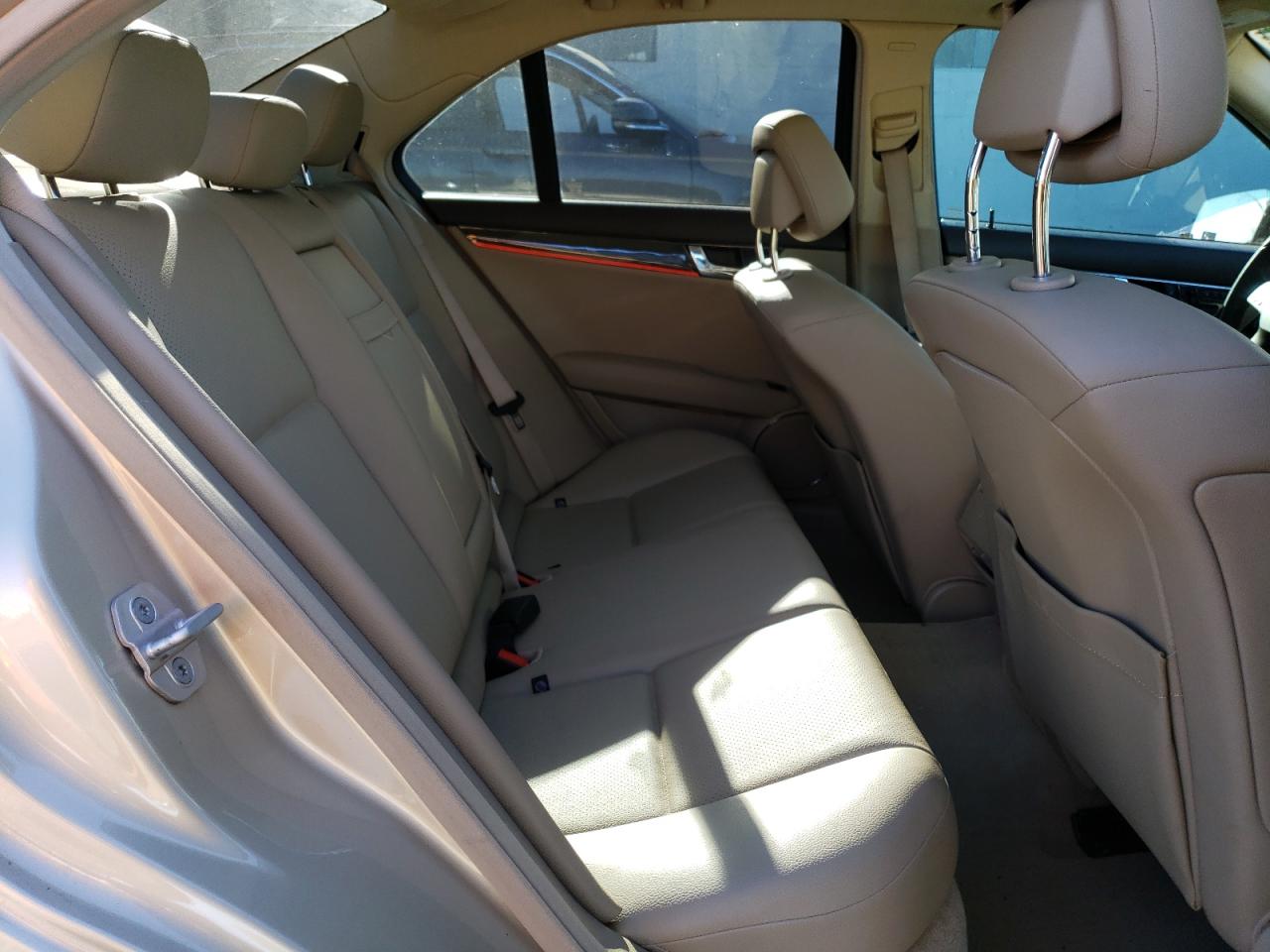 2011 Mercedes-Benz C-klasse VIN WDDGF8BB1BR146910 Copart auction photo, side / rear end damage thumbnail 10