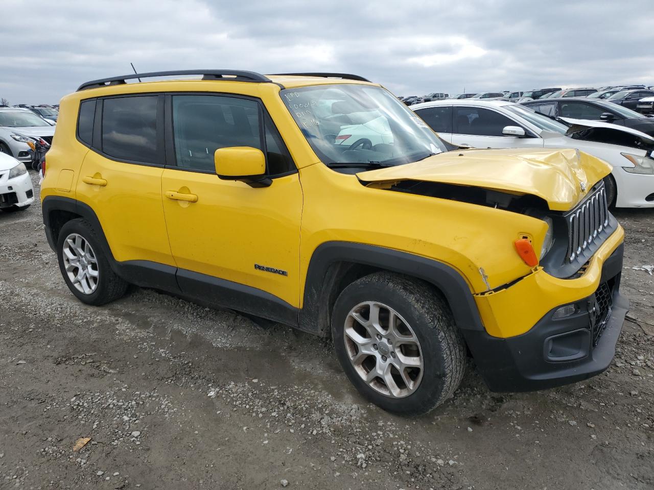 2017 Jeep Renegade VIN ZACCJABB7HPF52275 Copart auction photo, front end damage thumbnail 4