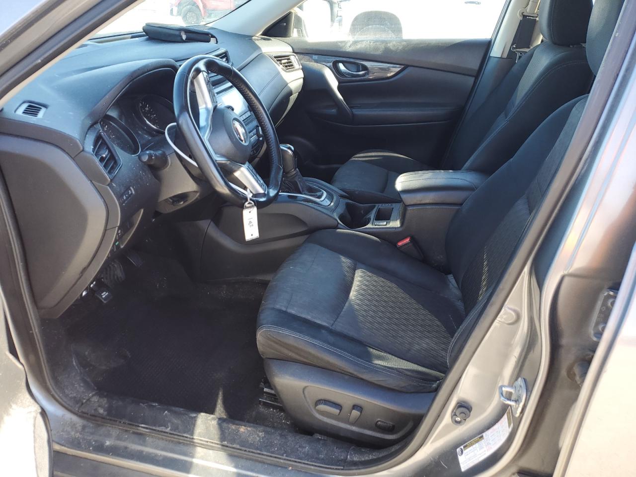 2017 Nissan Rogue VIN JN8AT2MVXHW002106 Copart auction photo, side damage thumbnail 7