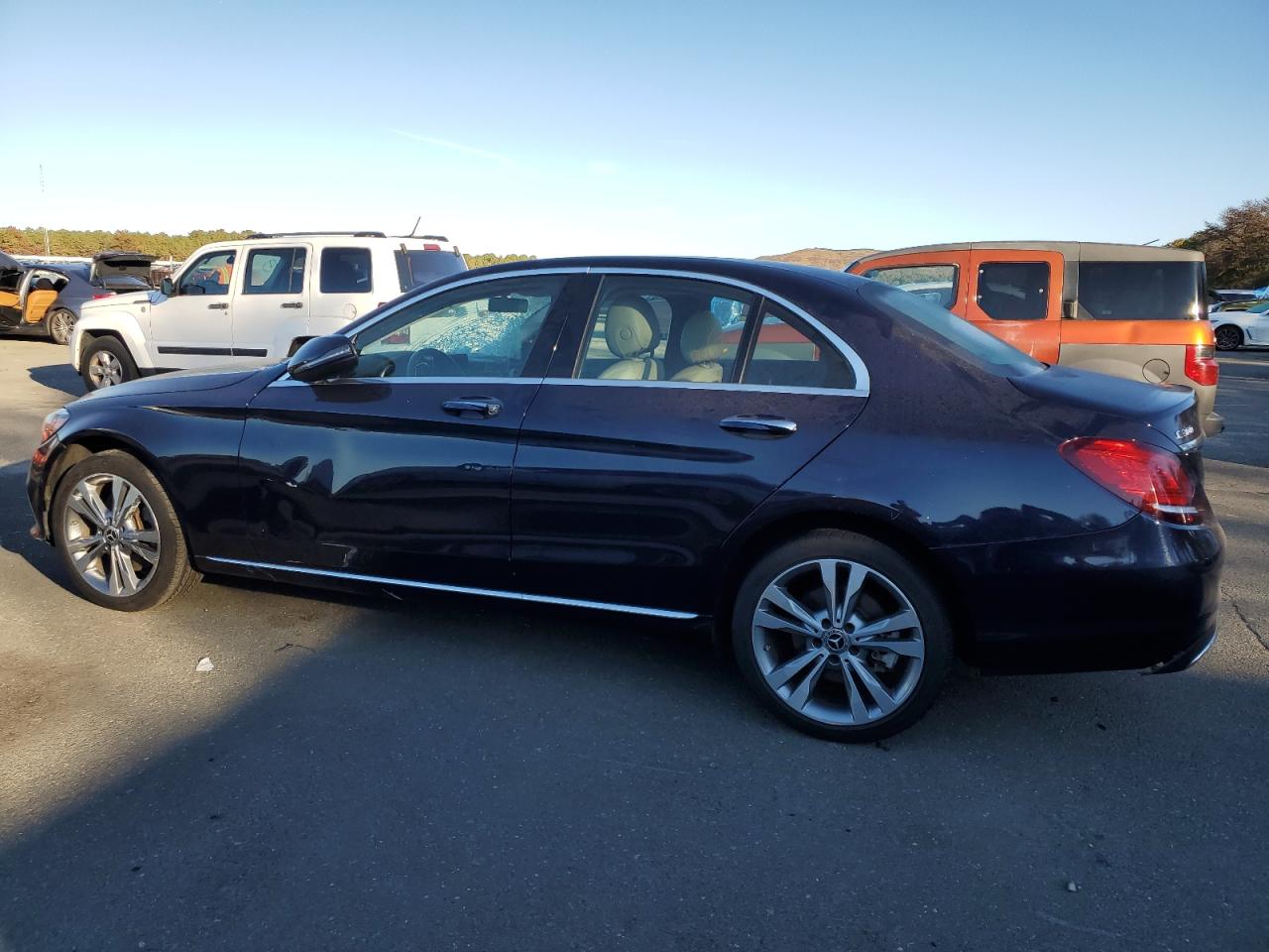 2020 Mercedes-Benz C-klasse VIN 55SWF8EB8LU325839 Copart auction photo, front end / minor dent/scratches damage thumbnail 2