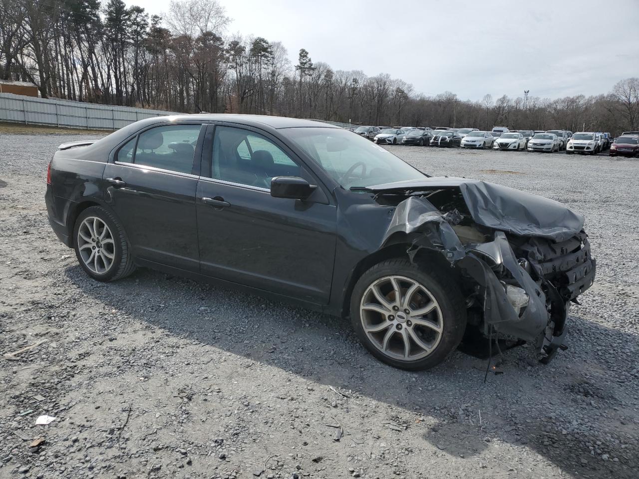 2012 Ford Fusion VIN 3FAHP0JGXCR222534 Copart auction photo, front end damage thumbnail 4