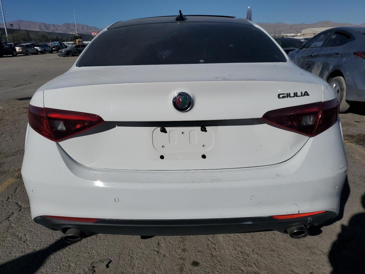 2019 Alfa Romeo Giulia VIN ZARFAMBN5K7622469 Copart auction photo, front end damage thumbnail 6