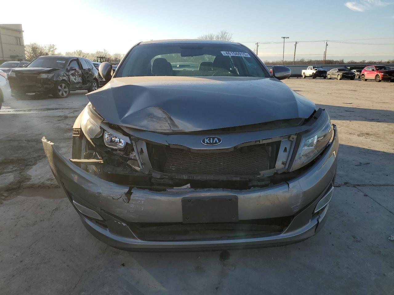 2015 KIA Optima VIN 5XXGM4A77FG372058 Copart auction photo, front end damage thumbnail 5