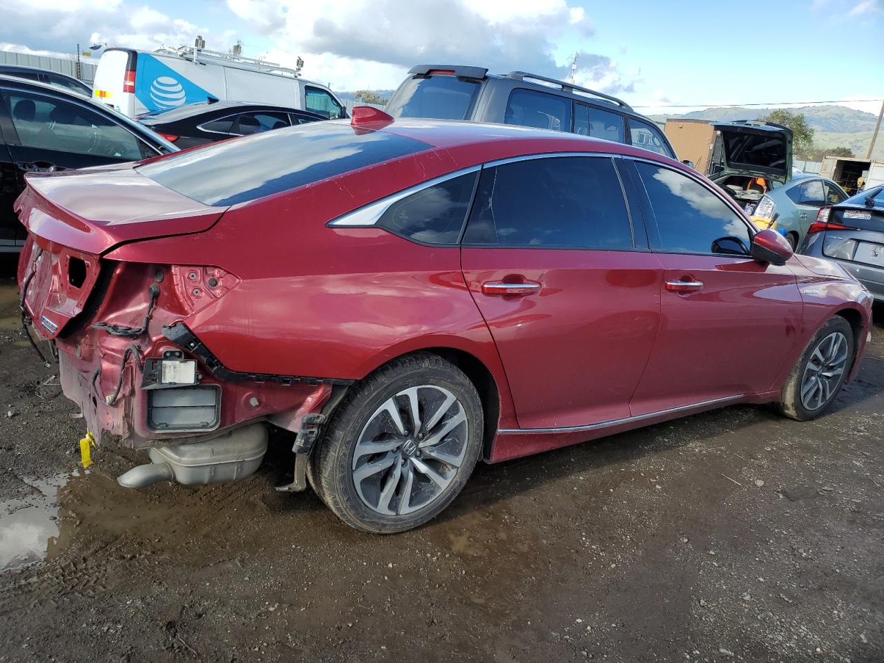 2018 Honda Accord VIN 1HGCV3F98JA005921 Copart auction photo, rear end damage thumbnail 3