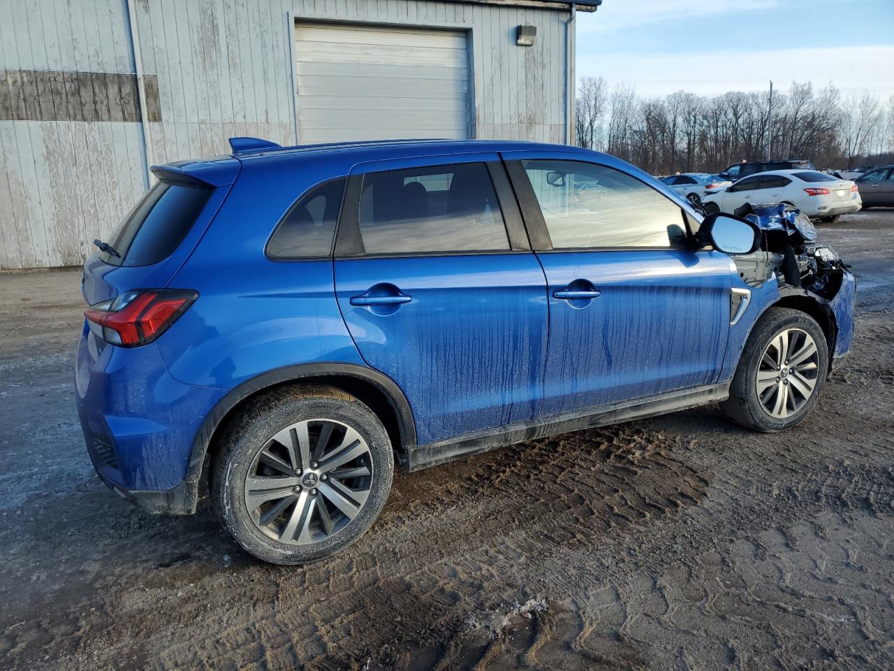 2020 Mitsubishi Outlander VIN JA4AR3AU9LU031249 Copart auction photo, front end / side damage thumbnail 3