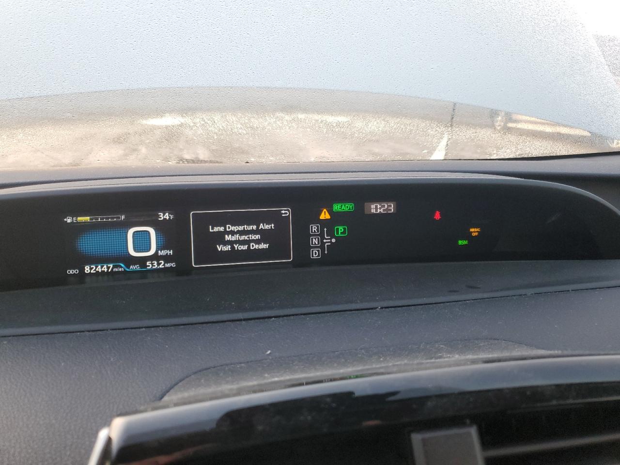 2018 Toyota Prius VIN JTDKARFUXJ3065698 Copart auction photo, rear end damage thumbnail 9