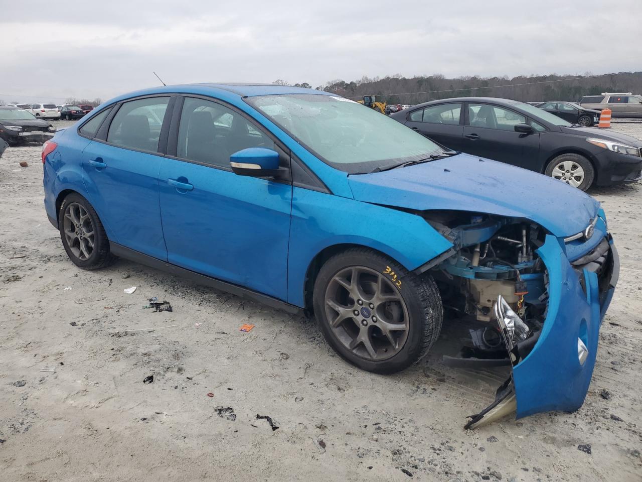 2014 Ford Focus VIN 1FADP3F20EL165372 Copart auction photo, front end damage thumbnail 4