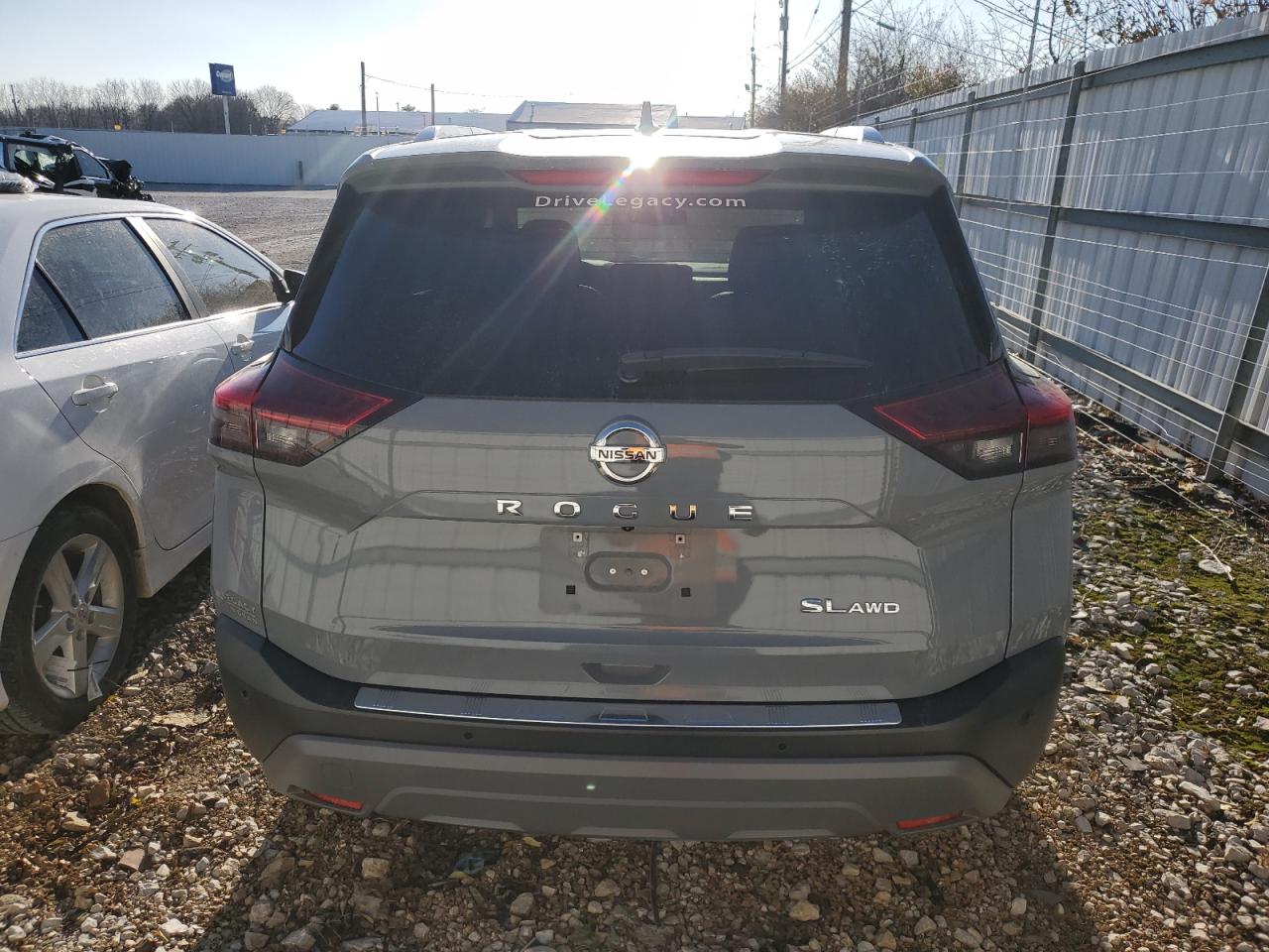 2021 Nissan Rogue VIN 5N1AT3CBXMC676160 Copart auction photo, front end / side damage thumbnail 6