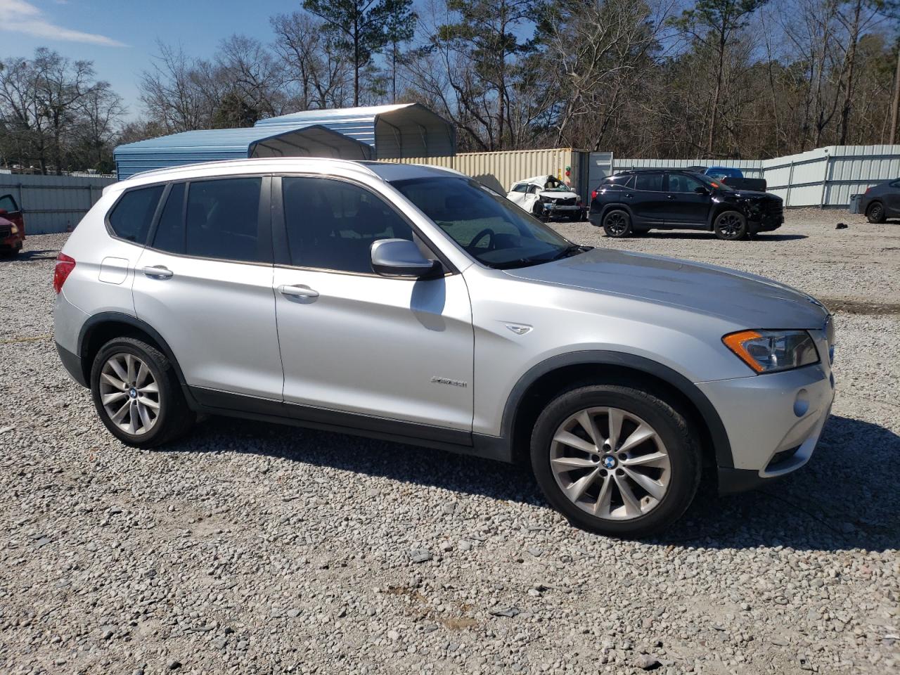 2013 BMW X3 VIN 5UXWX9C51D0A21559 Copart auction photo, mechanical / minor dent/scratches damage thumbnail 4