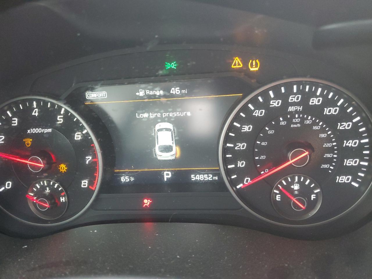 2020 KIA Stinger VIN KNAE55LCXL6074244 Copart auction photo, side damage thumbnail 9