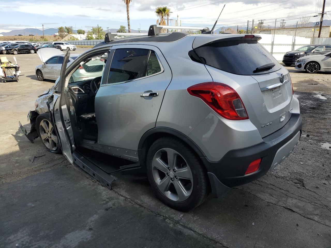 2014 Buick Encore VIN KL4CJFSB6EB581604 Copart auction photo, all over damage thumbnail 2