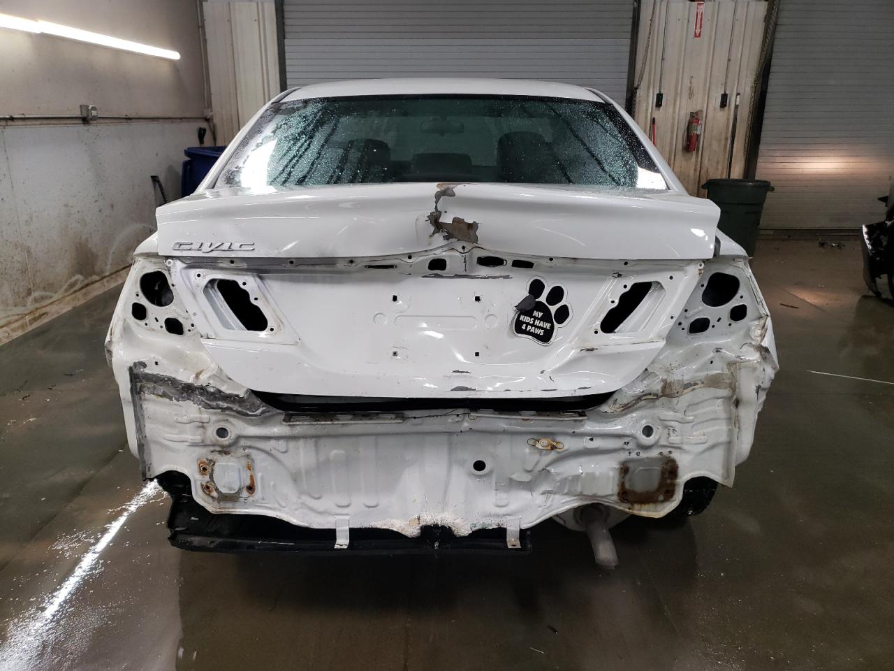 2014 Honda Civic VIN 19XFB2F92EE068918 Copart auction photo, rear end damage thumbnail 6