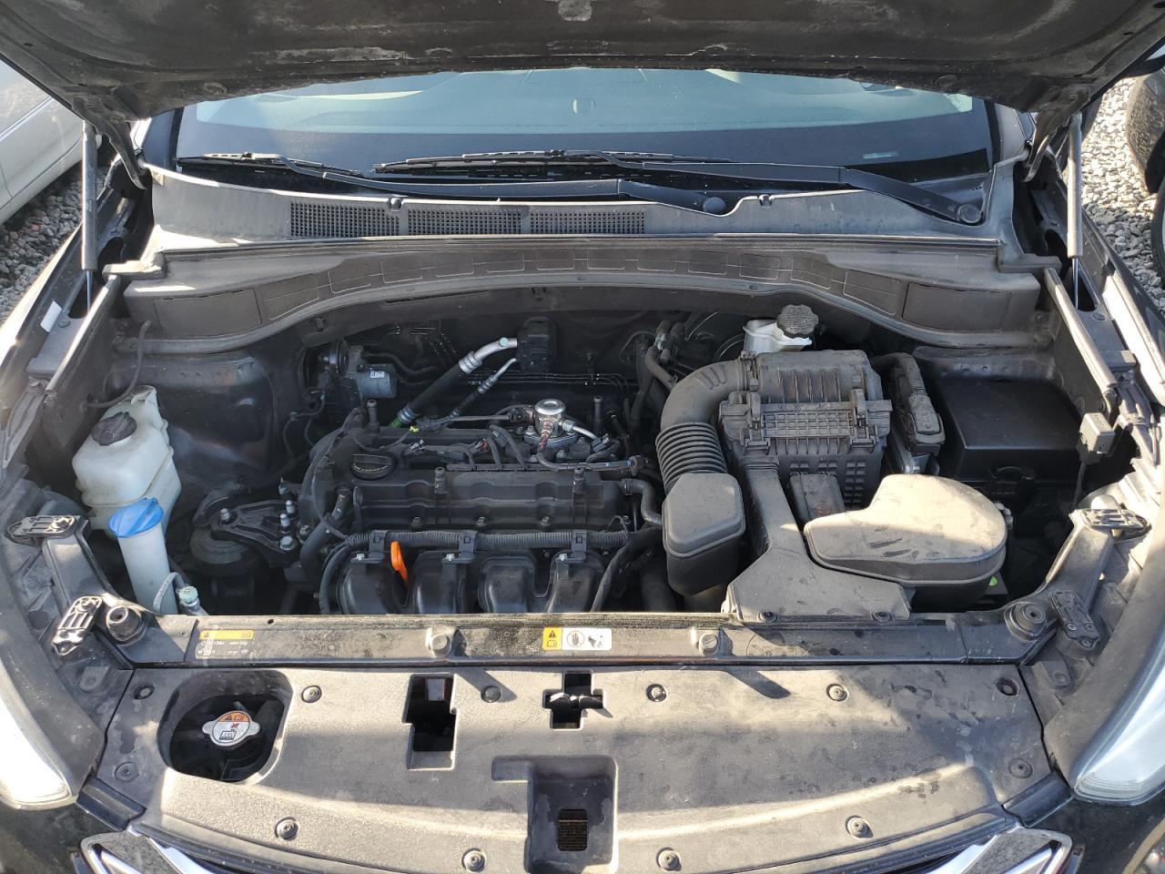2014 Hyundai Santa Fe VIN 5XYZTDLB4EG153002 Copart auction photo, all over damage thumbnail 12