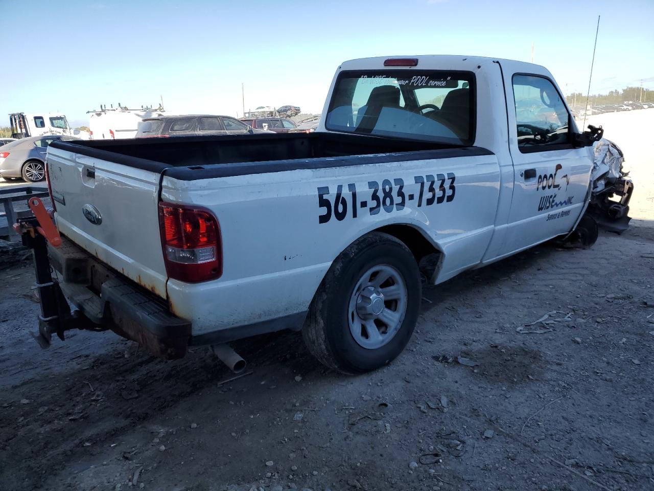 2009 Ford Ranger VIN 1FTYR10D89PA31521 Copart auction photo, front end / side damage thumbnail 3