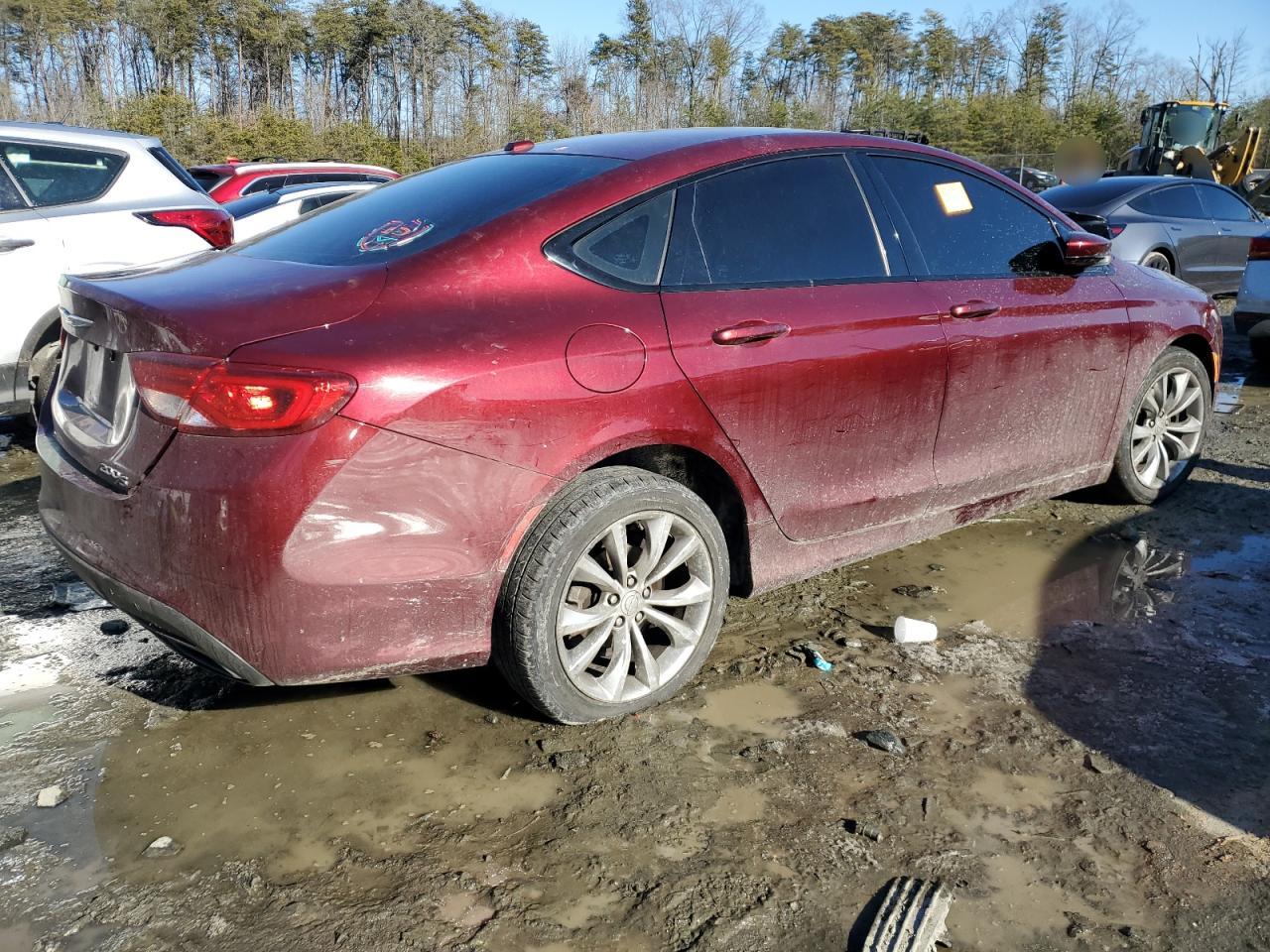 2016 Chrysler 200 VIN 1C3CCCBB0GN138790 Copart auction photo, rear end / undercarriage damage thumbnail 3
