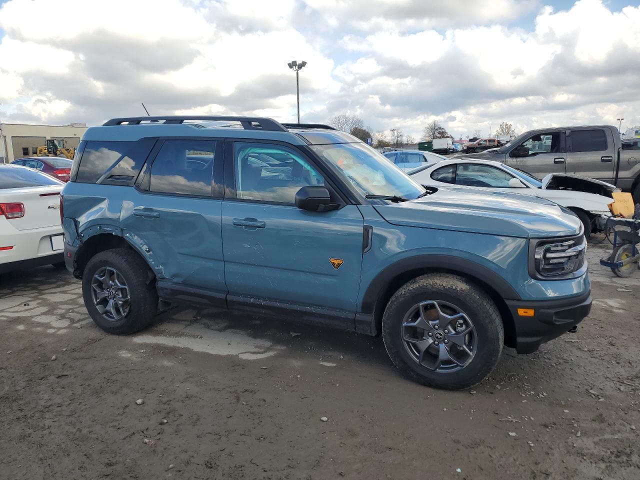 2023 Ford Bronco VIN 3FMCR9D96PRD77521 Copart auction photo, rear end / side damage thumbnail 4