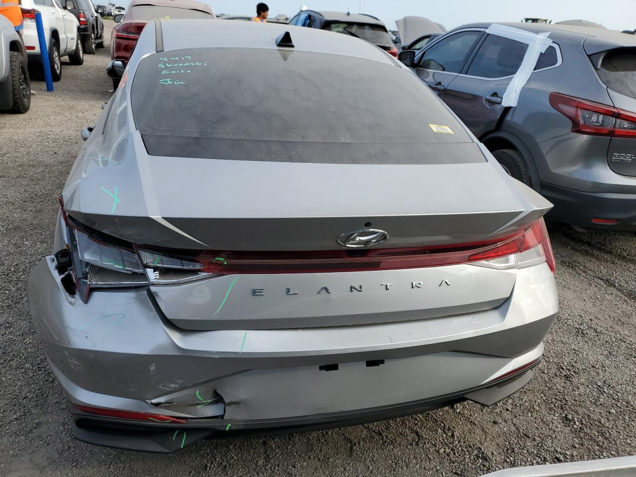 2022 Hyundai Elantra VIN 5NPLM4AG5NH082158 Copart auction photo, water/flood damage thumbnail 6