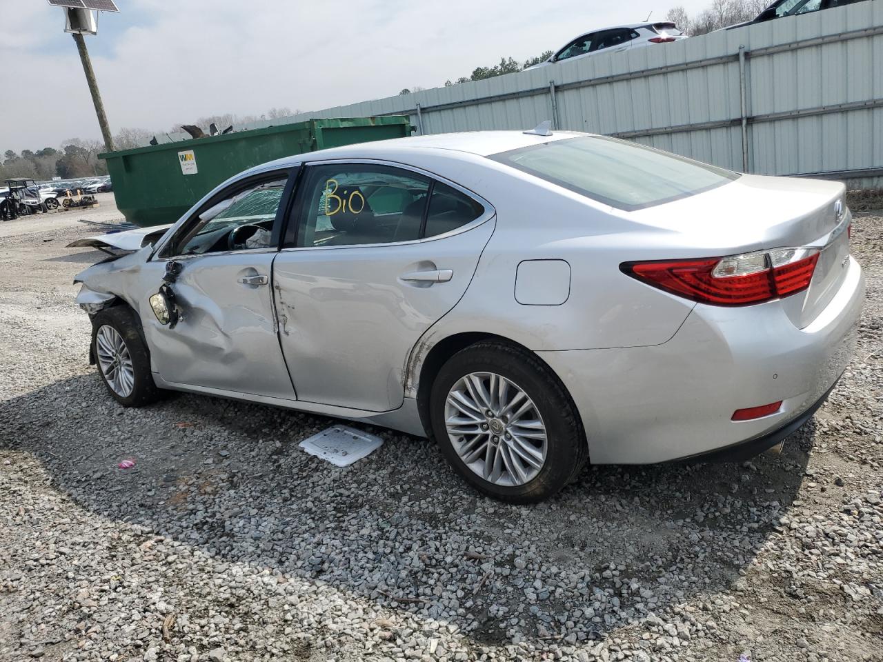 2014 Lexus ES VIN JTHBK1GG9E2144412 Copart auction photo, front end / side damage thumbnail 2