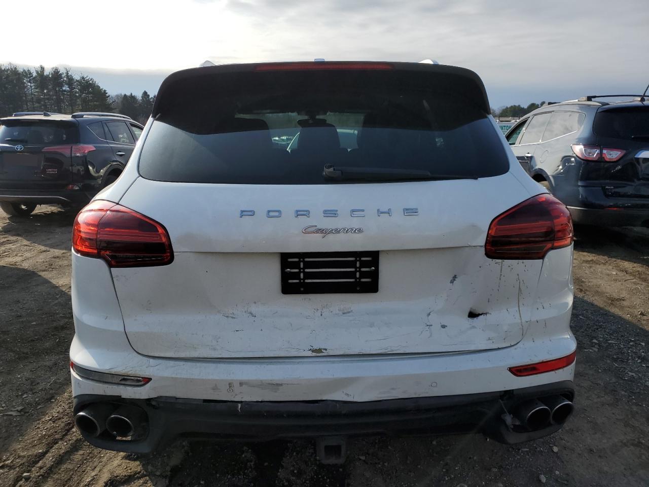 2016 Porsche Cayenne VIN WP1AA2A26GKA36253 Copart auction photo, rear end damage thumbnail 6