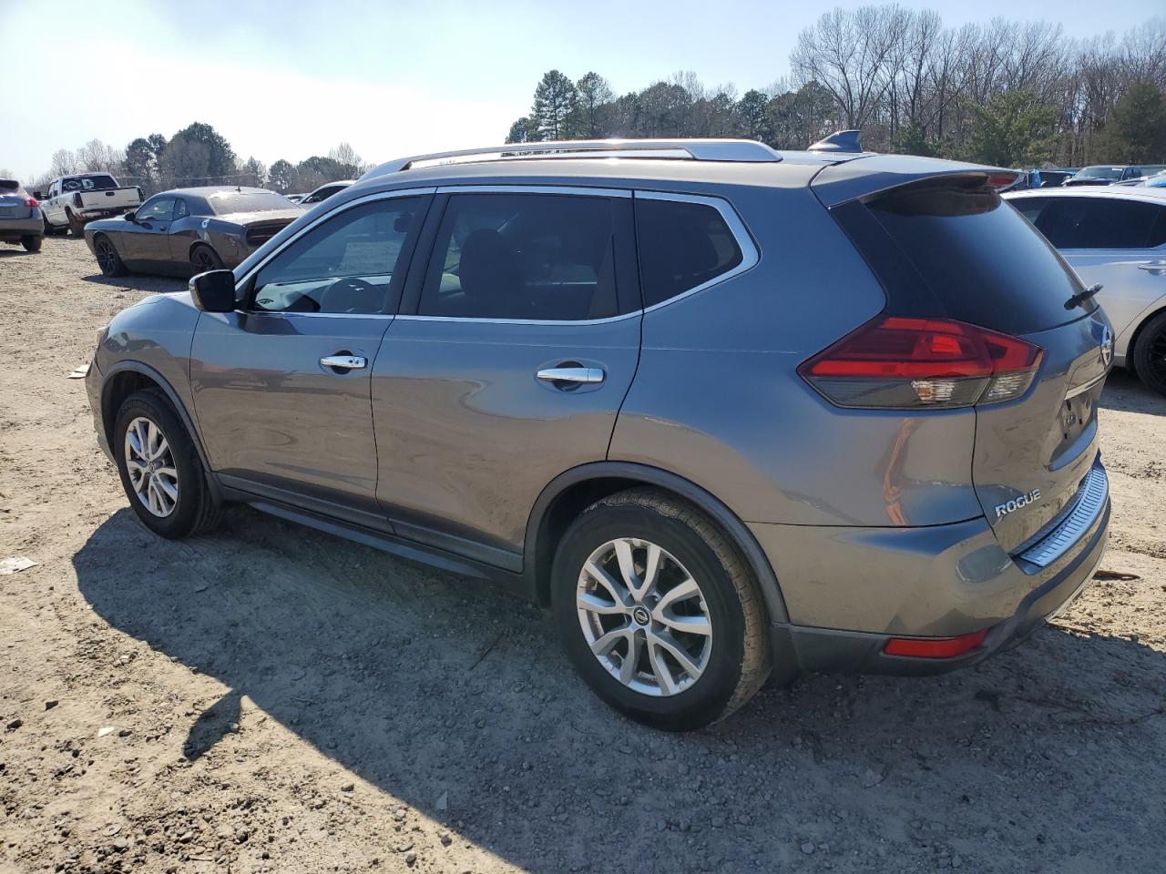 2017 Nissan Rogue VIN KNMAT2MT6HP619362 Copart auction photo, rear end / side damage thumbnail 2